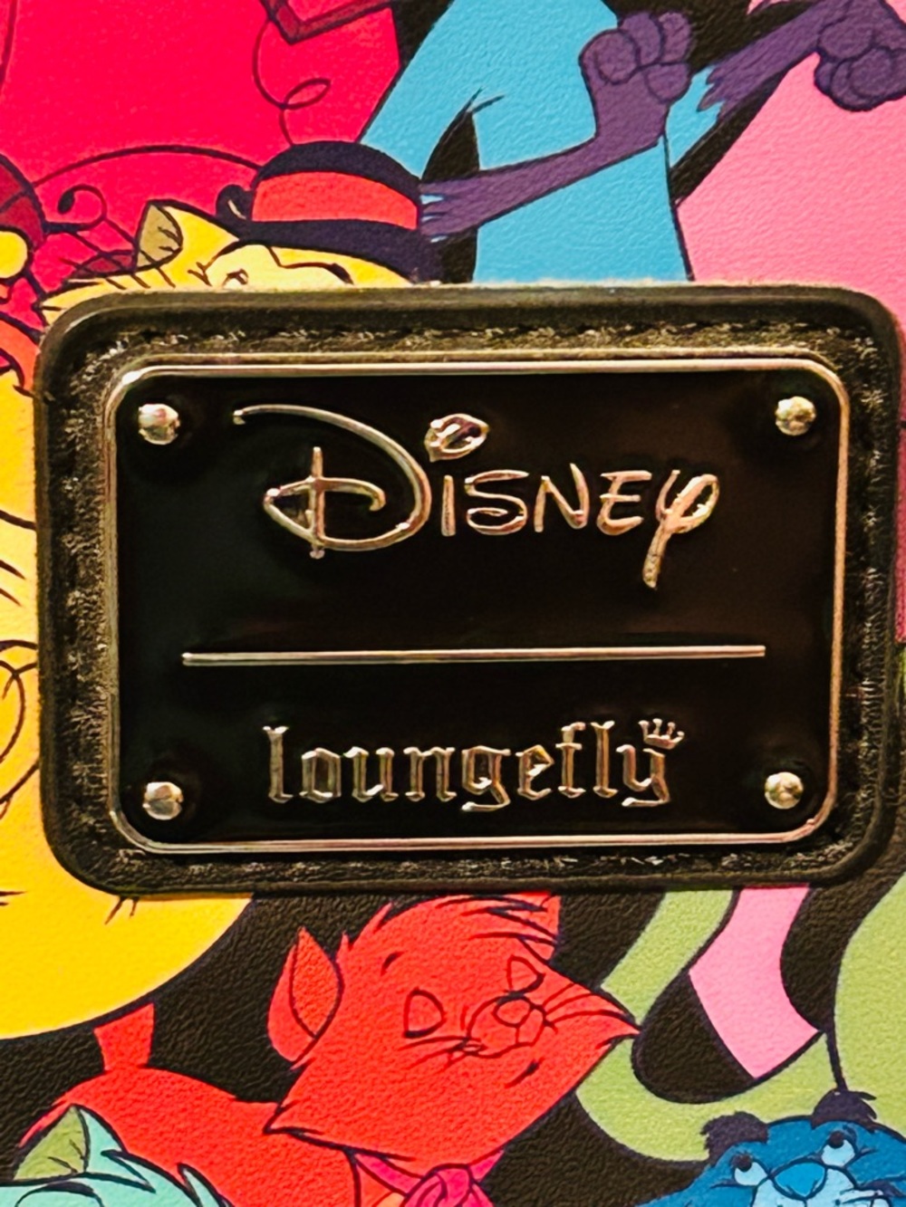 Loungefly Multicolor Disney Aristocats Satchel with Black Trim - Picture 2 of 16